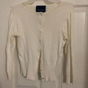 White Cardigan